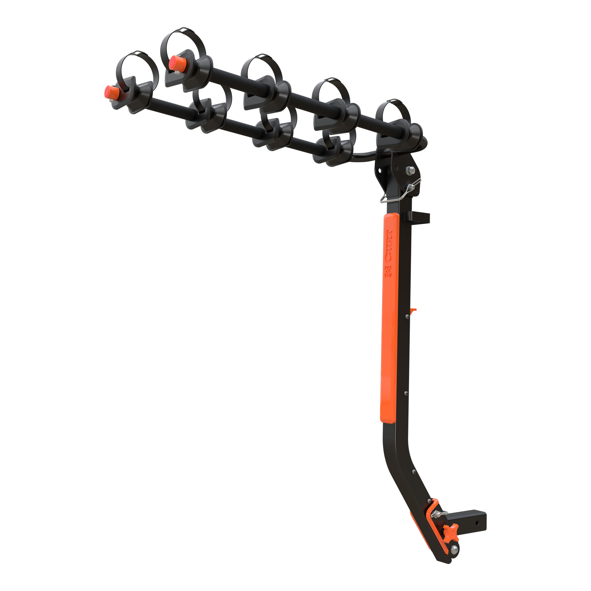 Curt Manufacturing, ACTIVELINK SE 4-BIKE RACK, Capacity 180 lb, Receiver Size 2 in, Material Carbon Steel, Model# 18411